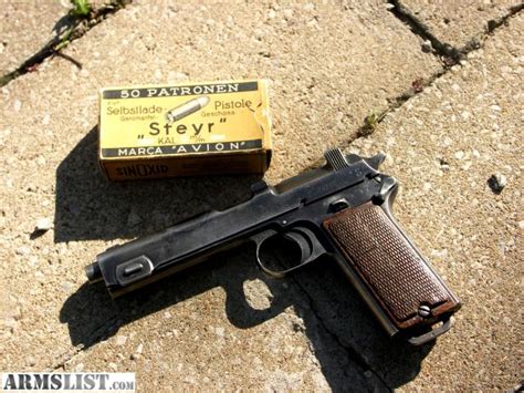 Armslist For Sale Ww1 Steyr Hahn 9mm Austrian Cavalry Pistol