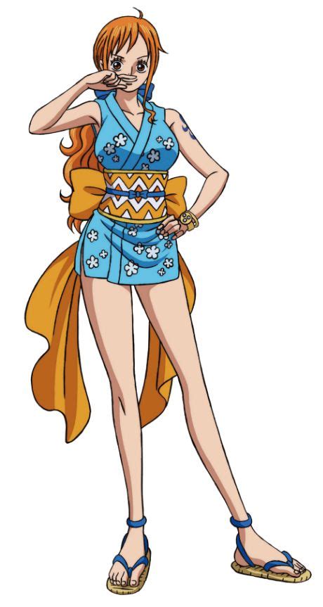 One Piece Nami The Grandline Lady Wano Kuni Dxf Figure