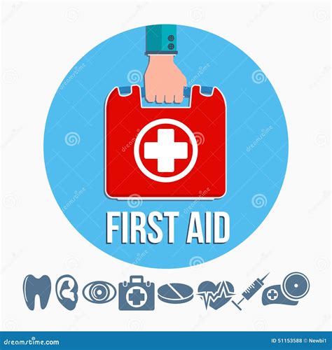 First Aid Kit Concept Stock Vector Illustration Of Beat 51153588