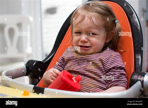 Toddler Having A Tantrum Stock Photo Alamy