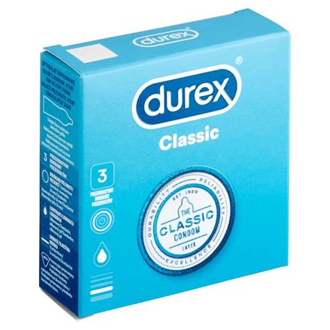 Durex Classic Condoms 3 Pcs Tesco Groceries