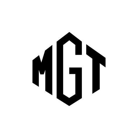 Diseño De Logotipo De Letra Mgt Con Forma De Polígono Diseño De