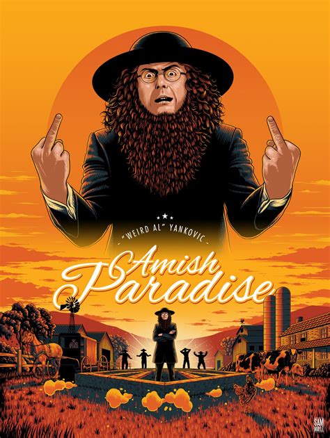 Weird Al Yankovic Amish Paradise Poster Posterspy