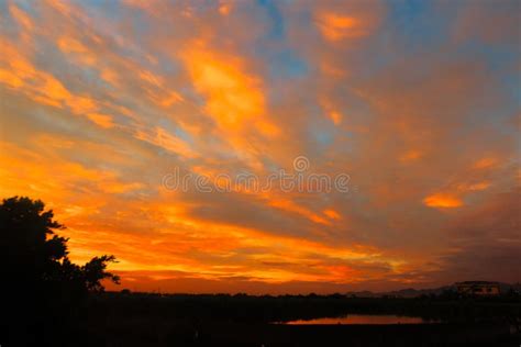 Warm Sunrise Clouds Stock Photo Image Of Light Advance 128611194