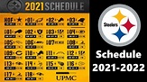 Steelers 2022 Printable Schedule - Printable World Holiday