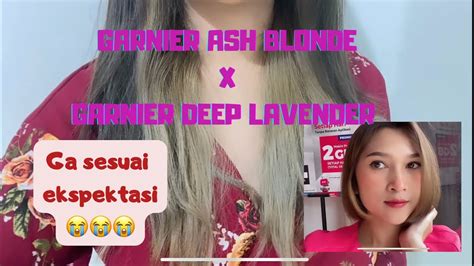 Garnier Ash Blonde Lagi Nih Aku Mix Sama Garnier Deep Lavender Kira Kira Hasilnya Gimana Ya