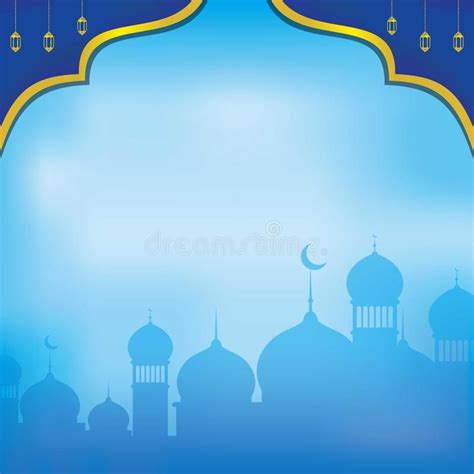 Desain Background Spanduk Biru Masjid Images And Photos Finder