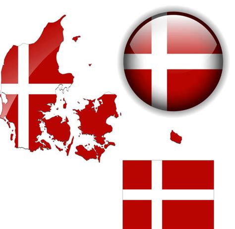 Danish Flag Clip Art Vector Images And Illustrations Istock