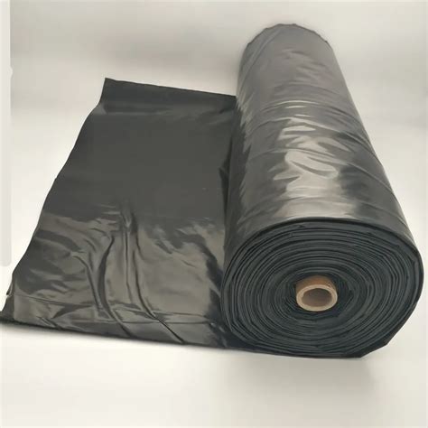 6mil 10 100 Black Clear Plastic Rolls Polyethylene Sheeting