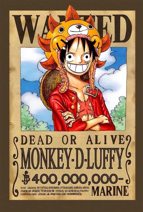 Un avis de recherche de moria. Luffy's Wanted Poster | One piece anime, Luffy, One piece ...