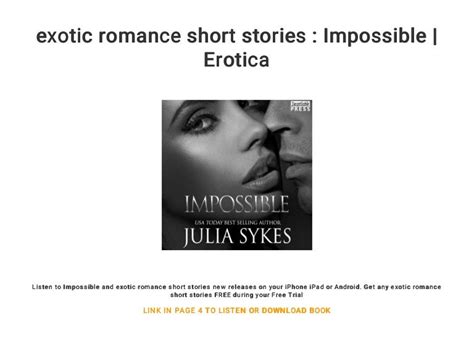 exotic romance short stories impossible erotica
