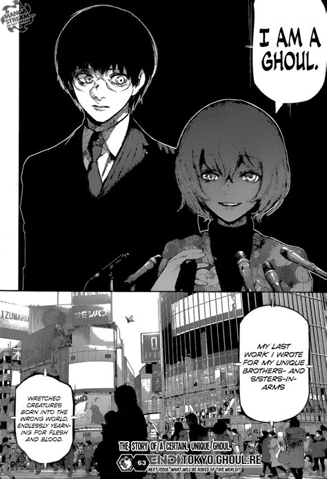 Tokyo Ghoul Re Chapter 63 Kaneki And Eto Eto Revealed She Is A Ghoul