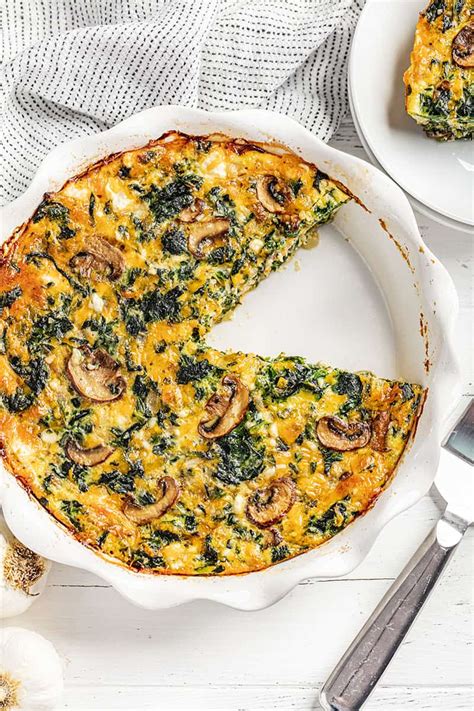 Easy Crustless Spinach Quiche