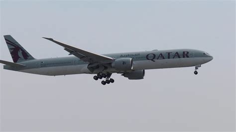 Máy Bay Boeing 777 Airplane 3dz Qatar Airways Real Airplane Landing