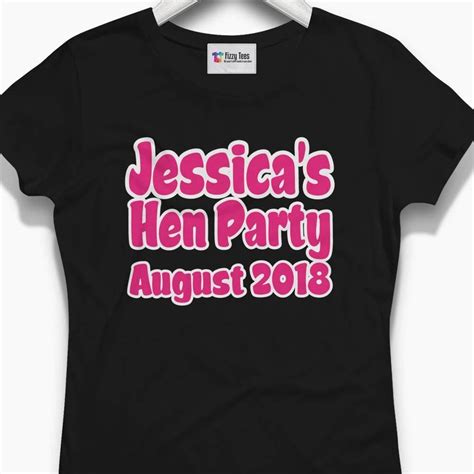 Big Hen Party T Shirt Party Tshirts Hen Party Personalized T Shirts