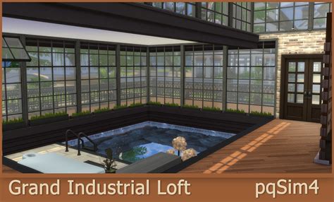 Grand Industrial Loft Sims 4 Speed Build And Download