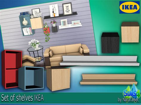 Corporation Simsstroy The Sims 4 Set Of Shelves Ikea