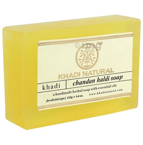 Khadi Naturals Ayurvedic Chandan Haldi Soap Buy Box Of Gm Soap