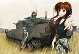 Anime Girls, Army Girl, Tank wallpaper | anime | Wallpaper Better