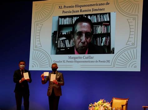 méxico el mexicano margarito cuéllar recibe el xl premio juan ramón jiménez de poesía por