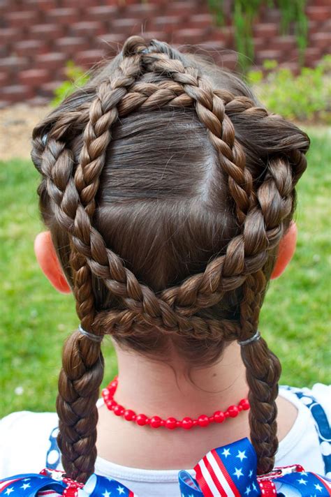 Day old hair will hold the braid better than clean, slick hair. 4th of July Hair & Accessory Roundup - Babes In Hairland
