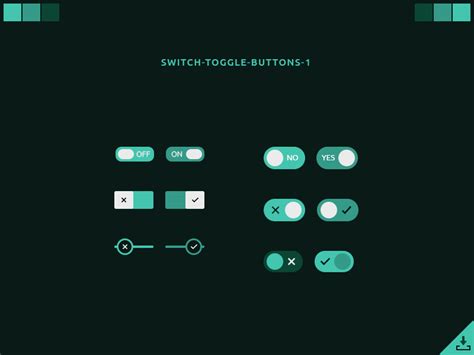 Switch Toggle Buttons Free Psd Templates