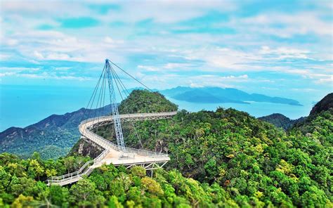 Above The Rainforests Of Langkawi The Sky Bridge Offers Incredible