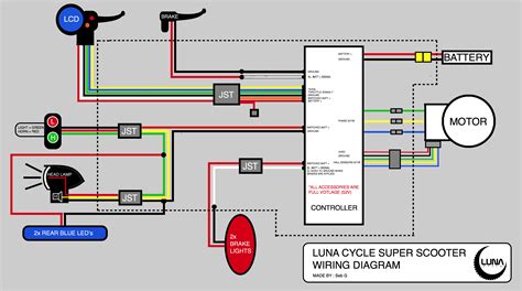 Electric Scooter Wiring Diagram Owners Manual