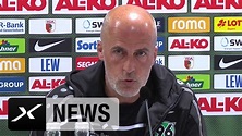Michael Frontzeck: "Stein vom Herzen gefallen" | FC Augsburg - Hannover ...