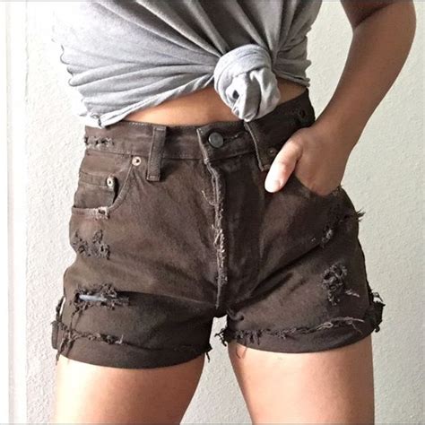 Levis Highwaisted Shorts High Waisted Shorts High Waisted Urban