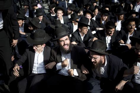 Hundreds Of Israeli Ultra Orthodox Jews Protest Army Draft The Garden