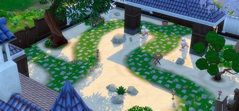 Sims 4 Zen Garden And Sand Garden Cc Fandomspot