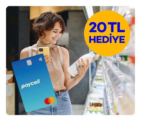 Paycell Karttan tek seferde 100 TL ve üzeri Market harcamasına 20 TL