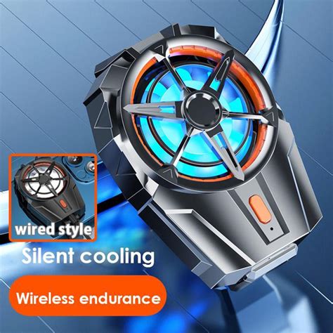 X52 Universal Mini Mobile Phone Cooling Fan Radiator Turbo Hurricane