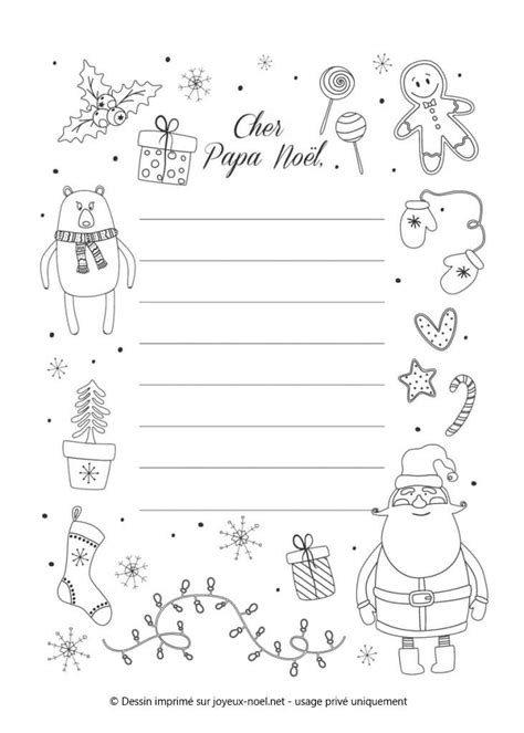 Lettre AU Pere Noel