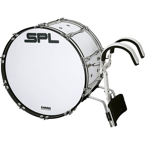 Sound Percussion Labs Birch Marching Bass Drum With Carrier Reverb
