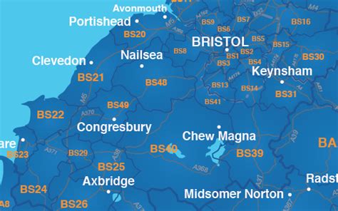 Best Uk Postcodes Map With All The Postcode Districts Post Towns And