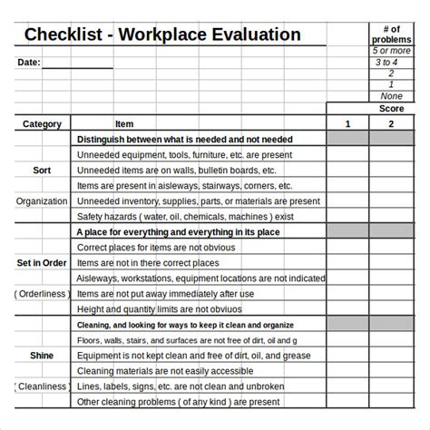 The following checklist should be used department wide by usda staff to verify that when ms excel documents must be used, that they. FREE 6+ Checklist Templates in Excel