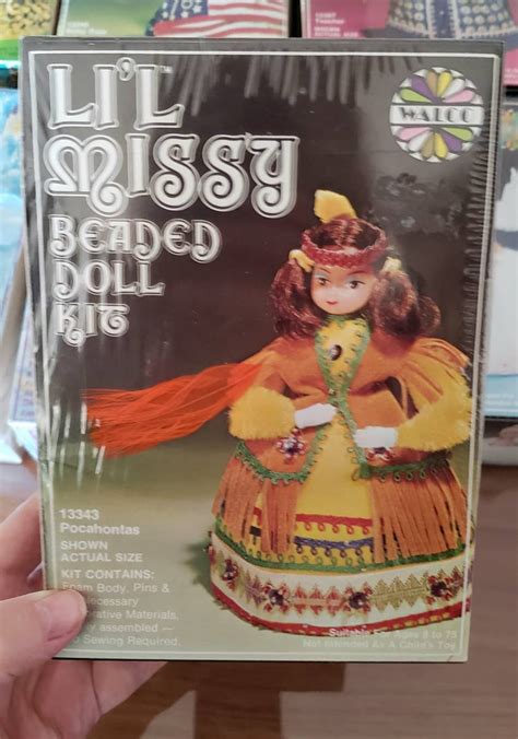 70s li l missy beaded doll kits still in box buy 1 or all etsy