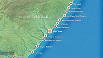 Map-maceio-brazil | Viajes, Guia de viaje, Fotos