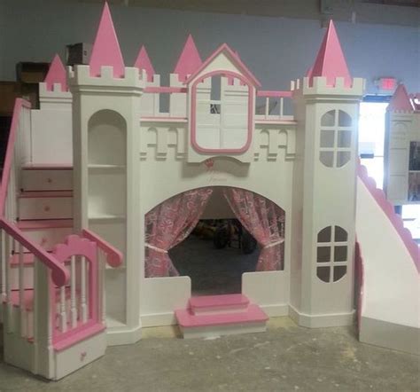 Princess fairytale room decorating ideas with castle beds. 20+ Pretty Girl Bedroom Decor Ideas With Princess Castle ...