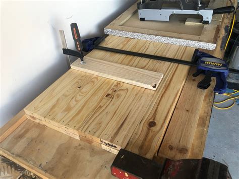 Table Built From Palletcrate Wood Bunnings Workshop Community