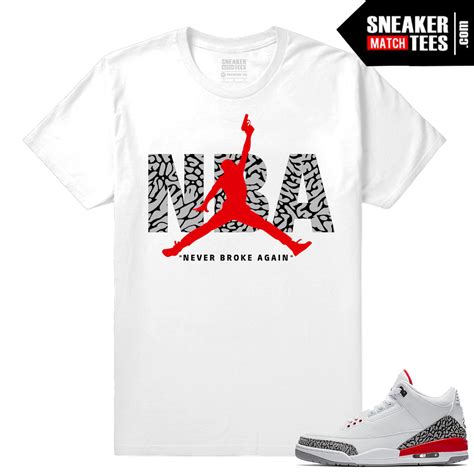 Nba Youngboy Shirt Match Jordan 3 Shoes Sneaker Match Tees