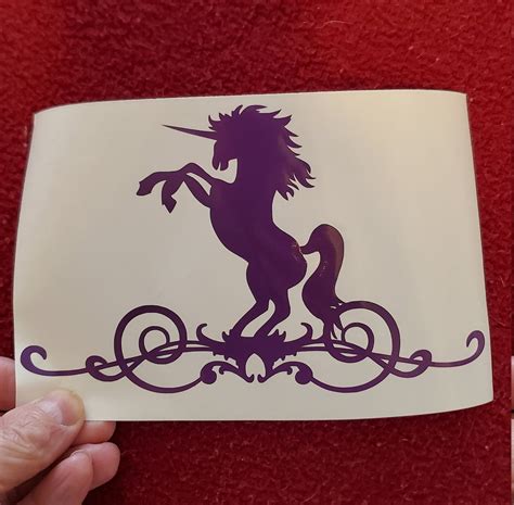 Unicorn Vinyl Decal Vinyl Sticker Car Decal Laptop Decal Bumper