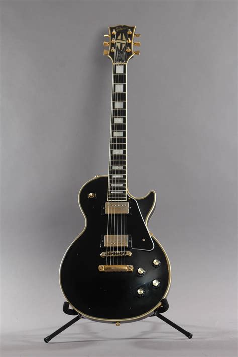 1988 Gibson Les Paul Custom Ebony Black Beauty Guitar Chimp
