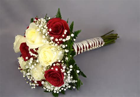 Wedding Flowers Dallas Tx Wedding Bouquet Medium Redwhite Flower