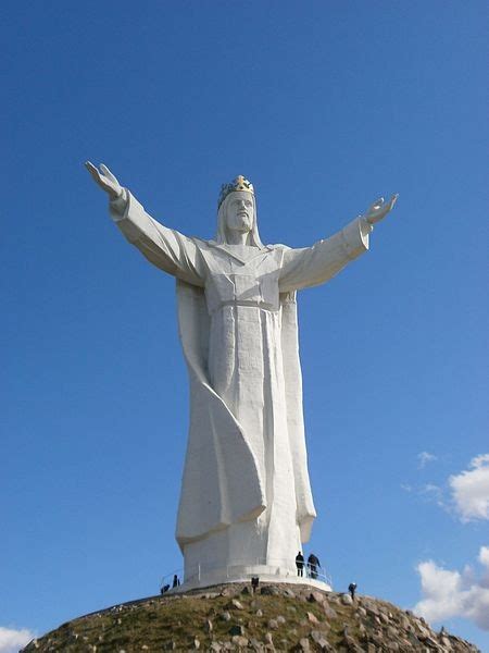 Christ The King Statue Świebodzin Its Poland