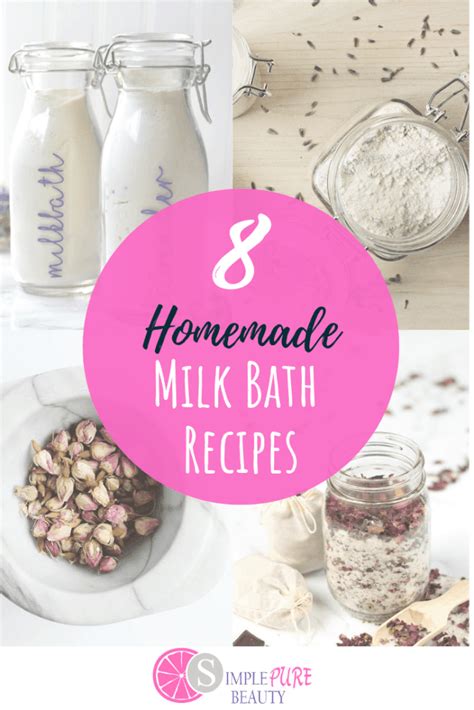 8 Homemade Milk Bath Recipes Youll Love Milk Bath Recipe Bath Recipes Milk Bath