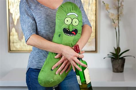 Buy Rick And Morty Pickle Rick Plush Toy Pillow 20 Inch Stuffed