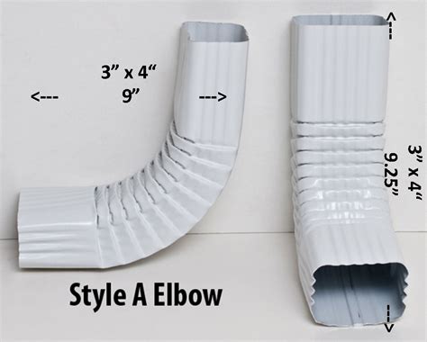 Downspout Gutter Elbows 2x3 3x4 Round 14 Colors